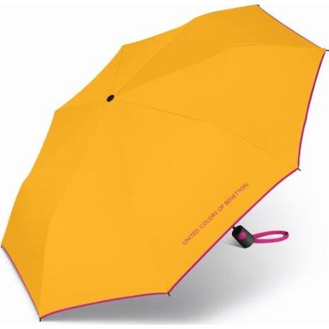 Ομπρέλα βροχής γυναικεία αυτόματη BENETTON Super Mini AC διάφορα χρώματα (1 τεμάχιο) (4077)